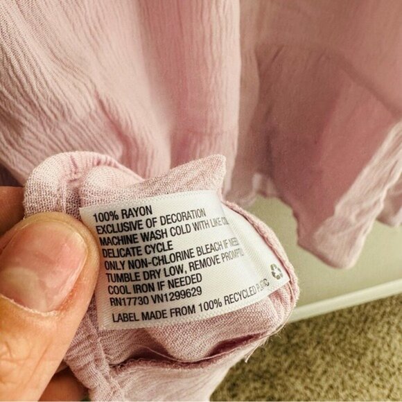 Knox Rose - Women's Short Sleeve Embroidered Dress - Pink - Medium - Picture 9 of 10